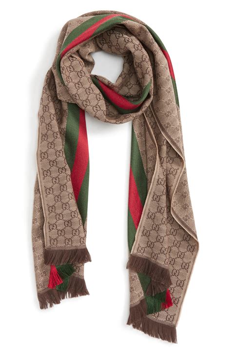 gucci winter scarf mens|gucci scarf men's silk.